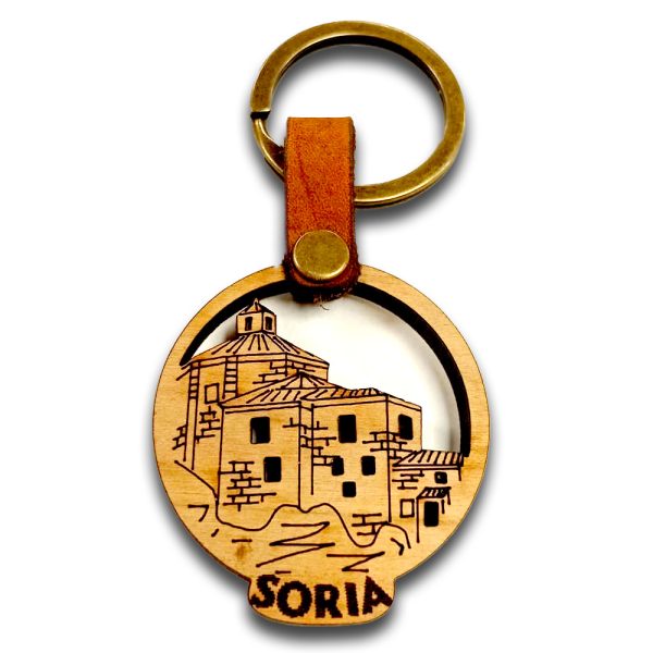 Llavero madera San Saturio