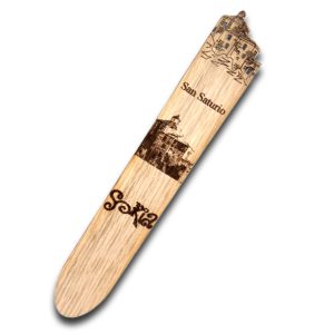 Marcapáginas madera San Saturio